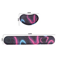 Repose-poignet ergonomique pour souris de jeu, tapis de souris de jeu, ensemble de tapis de bureau pour joueur, tapis de souris de jeu réduit pour joueur