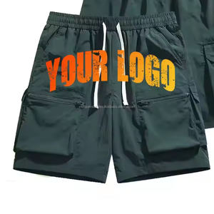 Pantalones Cortos Cargo con Estampado 3D en Relieve Personalizados OEM para Hombre, 100% Algodón, Ropa Urbana, Secado Rápido, Fabricante de Pantalones Cortos al por Mayor - Product Image 3