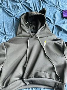 Hoodie coréen chic en coton pour femme, coupe courte, taille XS, confortable, style décontracté, fitness, tissu tricoté léger, séchage rapide - Product Image 4