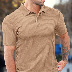 Vente en gros de t-shirts noirs décontractés pour hommes style streetwear Hip Hop avec bordure contrastée T-shirt imprimé 100% coton - Product Image 2