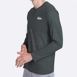 เสื้อยืดแขนยาวสำหรับผู้ชายเสื้อยืดออกแบบโลโก้ได้ตามต้องการสำหรับฤดูร้อน - Product Image 2