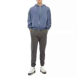 Doudoune d'hiver ultra légère pour homme avec col montant et capuche en tissu respirant à manches longues, chaude, unie, style High Street - Product Image 4