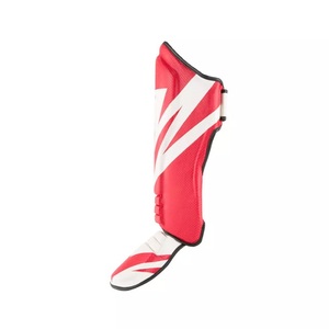 Profesión Custom Training Fitness Pu Material Protectores de piernas de alta densidad para boxeo Shin Guard - Product Image 2