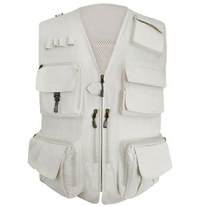 Vêtement d'extérieur confortable et respirant pour hommes, gilet cargo multi-poches, veste sans manches de haute qualité, gilet pour hommes - Product Image 1