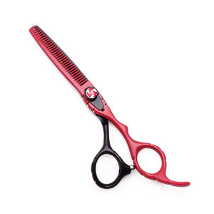 Tijeras profesionales de corte de pelo de peluquero de acero inoxidable 6,0, puntas de hoja Roma afiladas para peluquería, adelgazamiento y texturización - Product Image 2