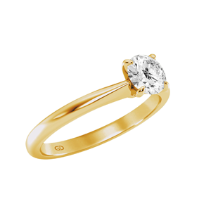 Bague classique solitaire à taille brillant ronde de 2,00 carats en or 10 carats, bijoux fins de luxe, bague de fiançailles et de mariage, cadeau pour femme - Product Image 6