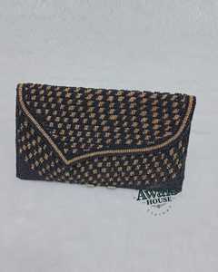 กระเป๋าถือลูกปัดอุตสาหกรรมหนักงานปักลายแบบใหม่กระเป๋าสะพายข้างสายโซ่ประดับมุกเพชรพลอยเทียม - Product Image 3