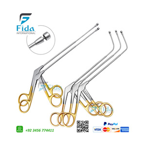 Kẹp Đục Lỗ Hình Nấm <span class=keywords><strong>Sinuscopy</strong></span>, Dụng Cụ Phẫu Thuật FIDA Thẳng 18Cm Lật Ngược - Product Image 1