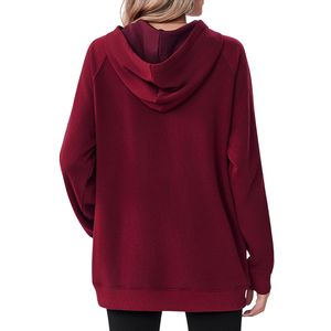 Camisa con capucha para mujer-Construcción ligera moderna, ideal para ropa casual, ofrece un gran aspecto, ideal para compras a granel, borde elegante - Product Image 2