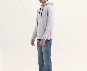 Sweats à capuche pour hommes surdimensionnés pour l'hiver Logo personnalisé Streetwear Hip Hop Style Drop Shohulder OEM - Product Image 3