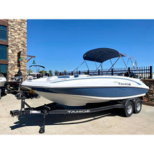 Barco de cubierta fuera de borda familiar 2025, cómodo Barco de aventura de ocio marino, elegante, 22 pies - Product Image 2