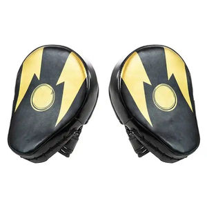 OEM Focus Mitts et Plaques de frappe unisexe en cuir de vachette pour MMA, Boxe, Arts martiaux, Entraînement et Sparring, Imprimé - Product Image 2