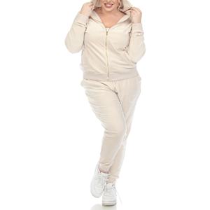 Chándal de terciopelo para mujer, chándal de terciopelo con logotipo personalizado, chándal de talla grande, chándal para correr de terciopelo para mujer - Product Image 5