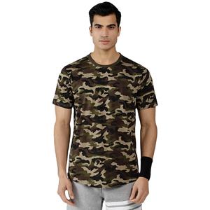 Camiseta de Hombre de Manga Corta con Cuello Redondo, Transpirable, de Seda/Algodón, de Secado Rápido, Cómoda, para Verano, Venta al Por Mayor - Product Image 1