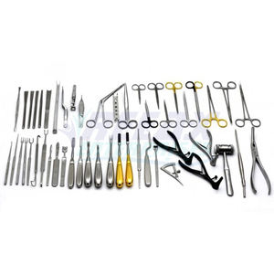Reeax ชุดเครื่องมือผ่าตัด50ชิ้นทำจากสแตนเลสฐานพลาสติกพิมพ์โลโก้ได้ตามต้องการ - Product Image 1