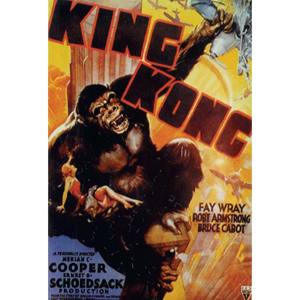 Affiche de style King Kong, impression offset et numérique, vinyle, plastique, polyester, pour l'éducation et la décoration - Product Image 1