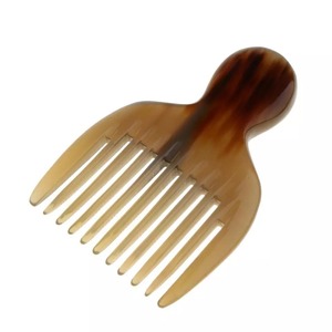 Ergonomic Fashionable Horn Comb Handle for Home <b>Hair</b> Grooming Smooth Polished Comb Better <b>Grip</b> Control for Comfortable - Product Image 4