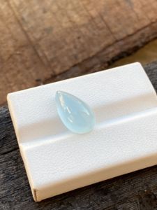 Brillante Natural Top Color aguamarina 5,12 quilates suelta forma de pera diamante piedra preciosa buen brillo para la fabricación de joyas - Product Image 3