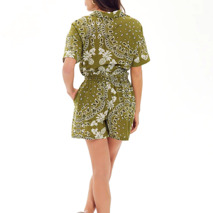 Short décontracté taille haute personnalisé pour femmes OEM avec logo dernier style vêtements en gros impression couleur unie - Product Image 3