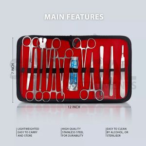 Kit de disección de Anatomía de acero inoxidable de alta calidad, 19 Uds., juego completo de laboratorio de biología para estudiantes de medicina, grado A +, 3 años - Product Image 6