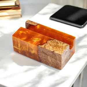 Solid Epoxy Resin Mobile <b>Phone</b> <b>Holder</b> Stand Heavy Weight Anti Slip <b>Desk</b> <b>Phone</b> Stand - Product Image 6