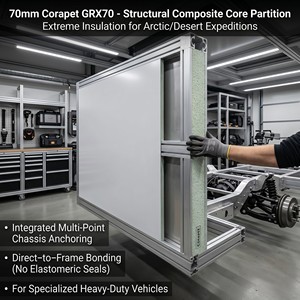 Coratec Corapet GRX70 pour panneau sandwich en aluminium 0,95 mm Alliage 3003 H44 RAL9010 Blanc Léger Écologique Composite extérieur - Product Image 5