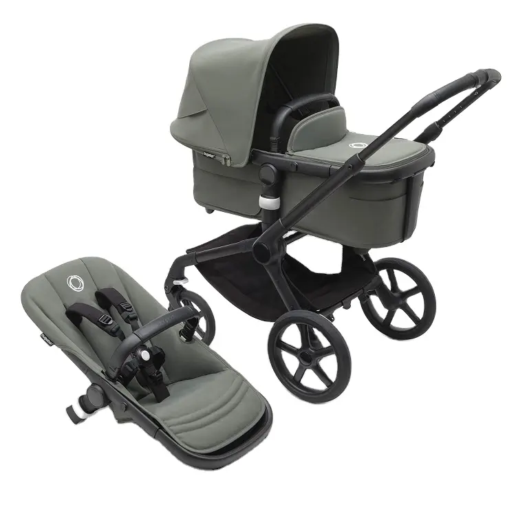 Compre agora carrinho de bebê 2 em 1 Bugabo0o Fox 5 todo-o-terreno (berço e assento)