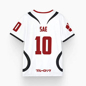 เสื้อฟุตบอล New Blue Lock Sae สำหรับเด็ก เสื้อกีฬา เสื้อยืดฟุตบอลผู้ชาย ผู้หญิง ระบายอากาศได้ดี สวมใส่สบาย - Product Image 1