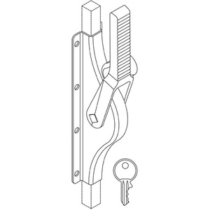 สลักเกลียวเหล็กหล่อชุบสังกะสี DIN 902Z ซ้าย/ขวา ขนาด 23 มม. สำหรับเหล็กเส้นสี่เหลี่ยม 13x13 มม. ยี่ห้อ FUHR สำหรับรั้ว ระแนง และประตู - Product Image 3