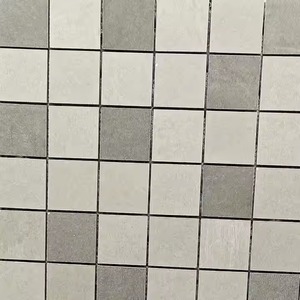 Carreaux muraux décoratifs en céramique de porcelaine 30x30cm à bas prix en verre mosaïque cube motif dosseret de porcelaine vente en gros - Product Image 1