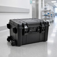 Valise rigide en plastique étanche IP68 avec roulettes - Boîte de rangement antichoc pour équipement avec insert en mousse personnalisé OEM ODM