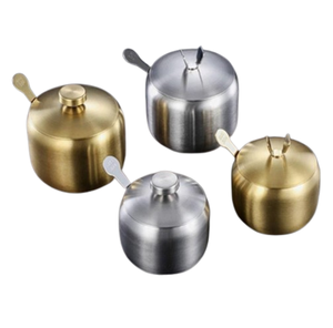 Elegant Silver Finished Metal Sugar Salt Bowl Kitchen Use from <b>Indian</b> Manufacturer and Supplier - Product Image 6