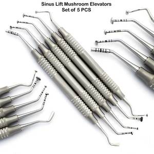 Ensemble d'instruments périostiens réutilisables pour chirurgie orale canine : élévateurs dentaires orthopédiques en forme de champignon, pour lifting sinusal et greffe d'implant - Product Image 4