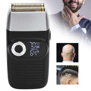 Rasoir Électrique Rechargeable 2-en-1 pour Tête Chauve et Barbe, Lame en Acier Inoxydable, Étanche IPX7, Portable pour Hommes - Product Image 4