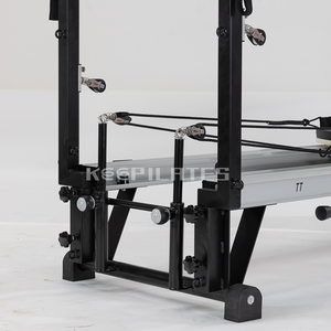 Fabriek Directe Levering Aluminium Hoogwaardige Cama <span class=keywords><strong>Stoel</strong></span> Zwarte Pilates Reformer Met Half Trapeze Te Koop Yoga Studio - Product Image 4