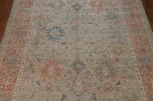 พรมปูพื้นย้อมสีผักขนาด10X14ฟุตแบบถักด้วยมือสไตล์ตุรกีดั้งเดิมกำหนดขนาดได้เองสินค้าขายดี - Product Image 4