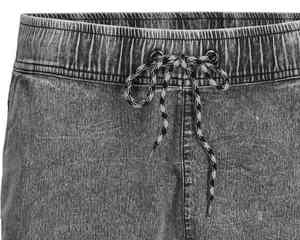 Custom Made <b>Men's</b> Medium Washed Canvas Straight <b>Jeans</b> Shorts Breathable Lightweight 100% Cotton Mid Waist Streetwear Casual - Product Image 2