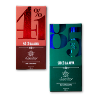 Barra de Chocolate Negro de Alta Calidad, Fabricación Profesional, para Parejas