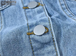 Veste en jean d'hiver OEM Nouvelle mode Haute qualité Homme Logo personnalisé Style peinture éclaboussée sur le devant Loisirs Emballage personnalisé Décontracté - Product Image 6