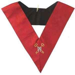 เครื่องราชอิสริยาภรณ์เมสัน นัทเชอร์ โรส ครูซ ระดับที่ 18 ปลอกคอปักมือแบบกำหนดเอง เครื่องราชอิสริยาภรณ์เมสัน ปลอกคอ - Product Image 4