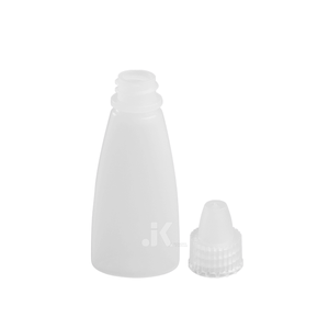 Envase de Plástico LDPE Blanco de 10 ml para Gotas Oftálmicas, Forma Plana, Fabricado en Vietnam, Modelo M0293 - Product Image 1