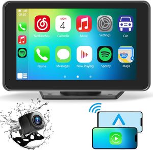 7 "IPS HD màn hình di động không dây Carplay màn hình không dây Android Auto Car hiển thị phổ đa phương tiện Car Stereo <span class=keywords><strong>DVD</strong></span> <span class=keywords><strong>Player</strong></span> - Product Image 1