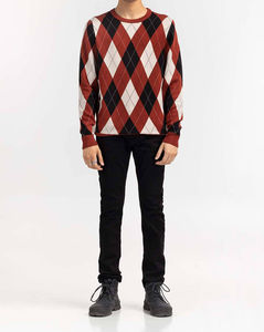 Suéter Argyle para hombre, peso ligero, superventas, tendencia superior, antiarrugas, tasa barata, suéter Argyle transpirable con alta calidad - Product Image 1