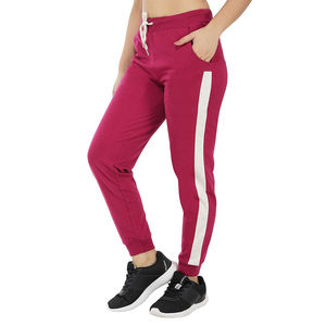 Mallas de gimnasio de invierno personalizadas para mujer, pantalones de chándal elásticos de cintura media con bolsillos laterales, pantalones atléticos para correr lavado ligero - Product Image 1