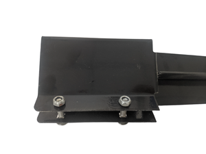 Anclaje de poste de valla de picos de tierra negros de metal para poste de 4x4 - Product Image 2