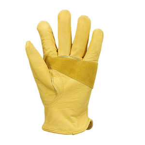Guantes de soldadura de cuero de alta resistencia Guantes de trabajo industriales resistentes al calor Protección de seguridad duradera para conductores - Product Image 3