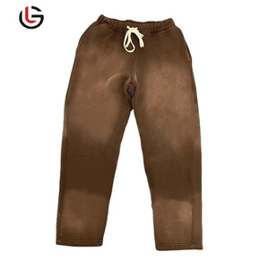 ชุดวอร์มซักกรดสำหรับผู้ชายไซส์พิเศษเสื้อมีฮู้ดคอปกแบบทึบชุดวิ่งออกกำลังกายสำหรับฤดูหนาวราคาถูกสองชิ้น - Product Image 4