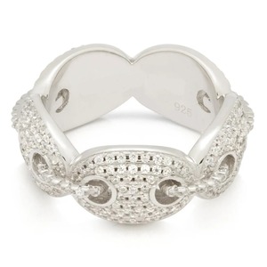 Bague à emboîtement en argent sterling Offre Spéciale élégante pour les couples ou les bagues de promesse et comme accessoire unique pour l'approvisionnement mondial - Product Image 1