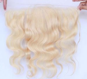 ลูกไม้สีบลอนด์หน้า 13X4 พื้นผิวธรรมชาติตรงและหยัก - Product Image 4