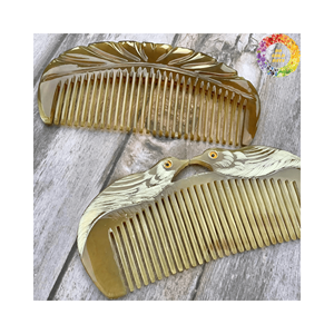 Détails exquis: Ensemble de peignes et de broches en corne artisanale vintage-Origine en gros conçue au Vietnam - Product Image 6